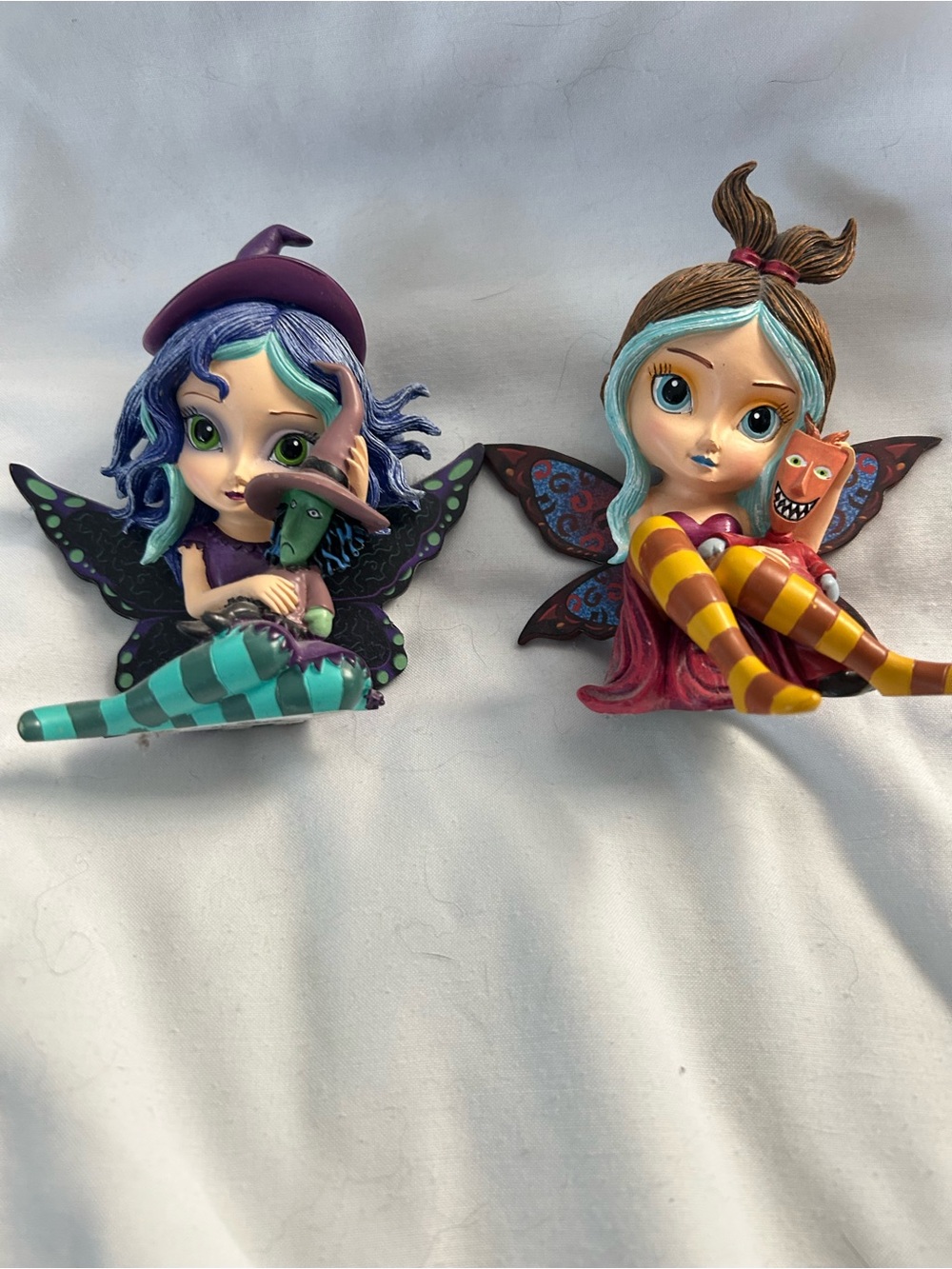 Nightmare before Christmas Lock & Shock numbered fairy collection